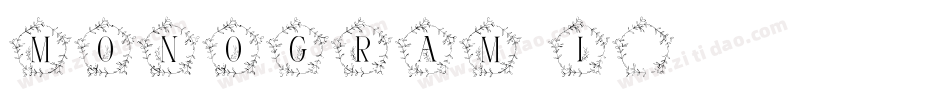MONOGRAM I字体转换